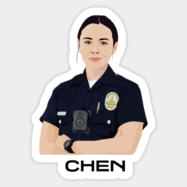 Chen v1 | The Rookie - Season 4 Sticker by gottalovetherookie